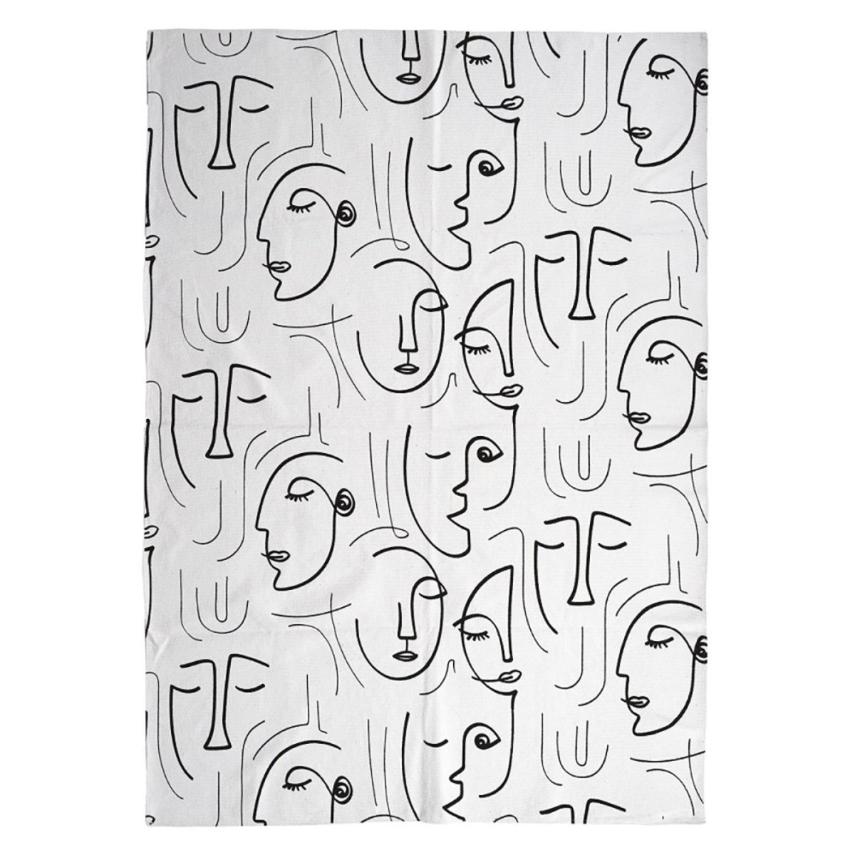 Tapis Arty 120x170 coton blanc, DECORATIE