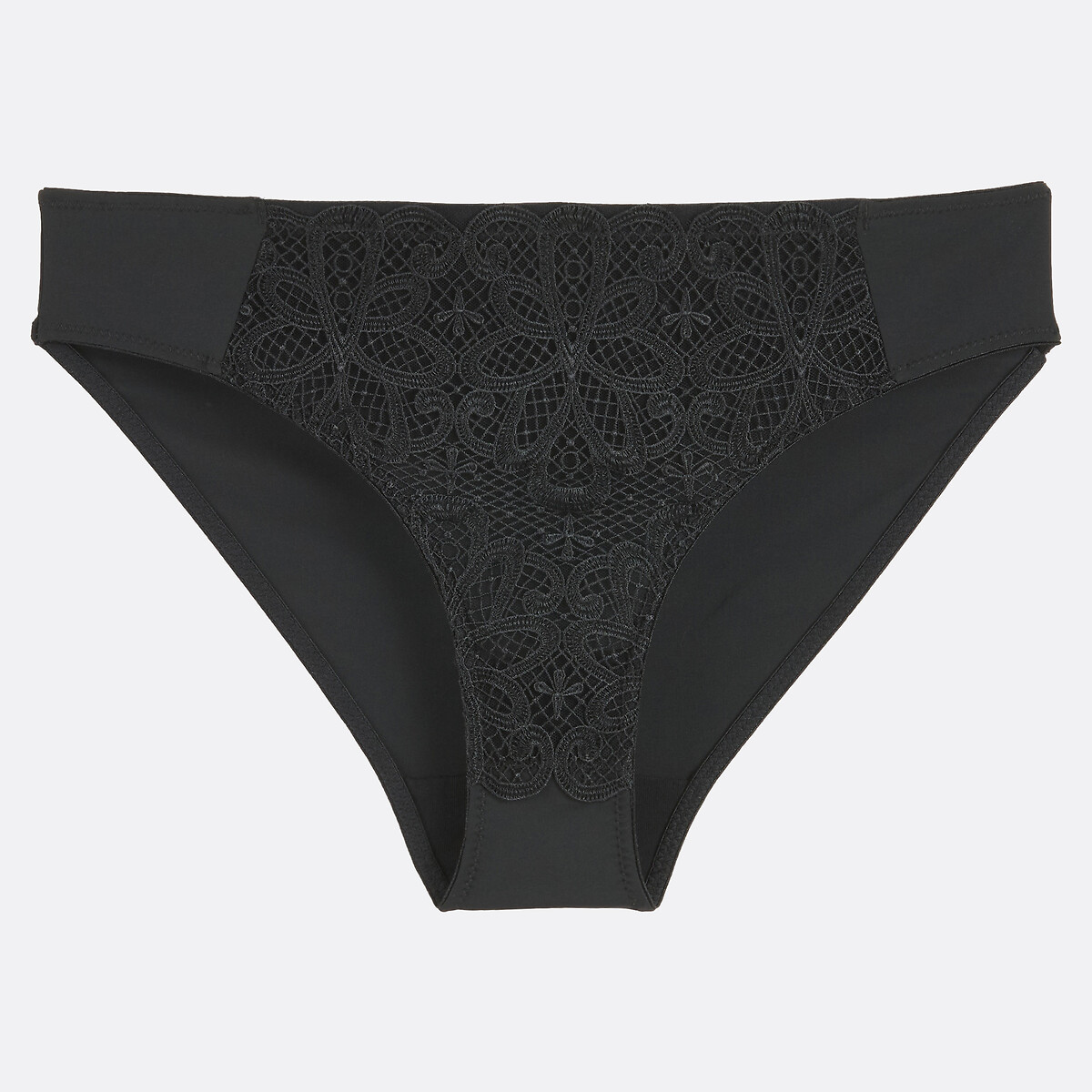 Slip ALEXIANE, Guipure-Spitzen-Einsatz vorne schwarz, LA REDOUTE COLLECTIONS