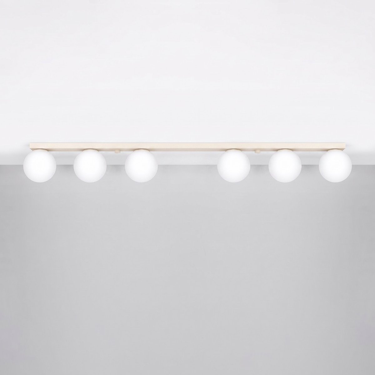 Plafonnier Acier Beige G9 6 Yoli beige, EDEN