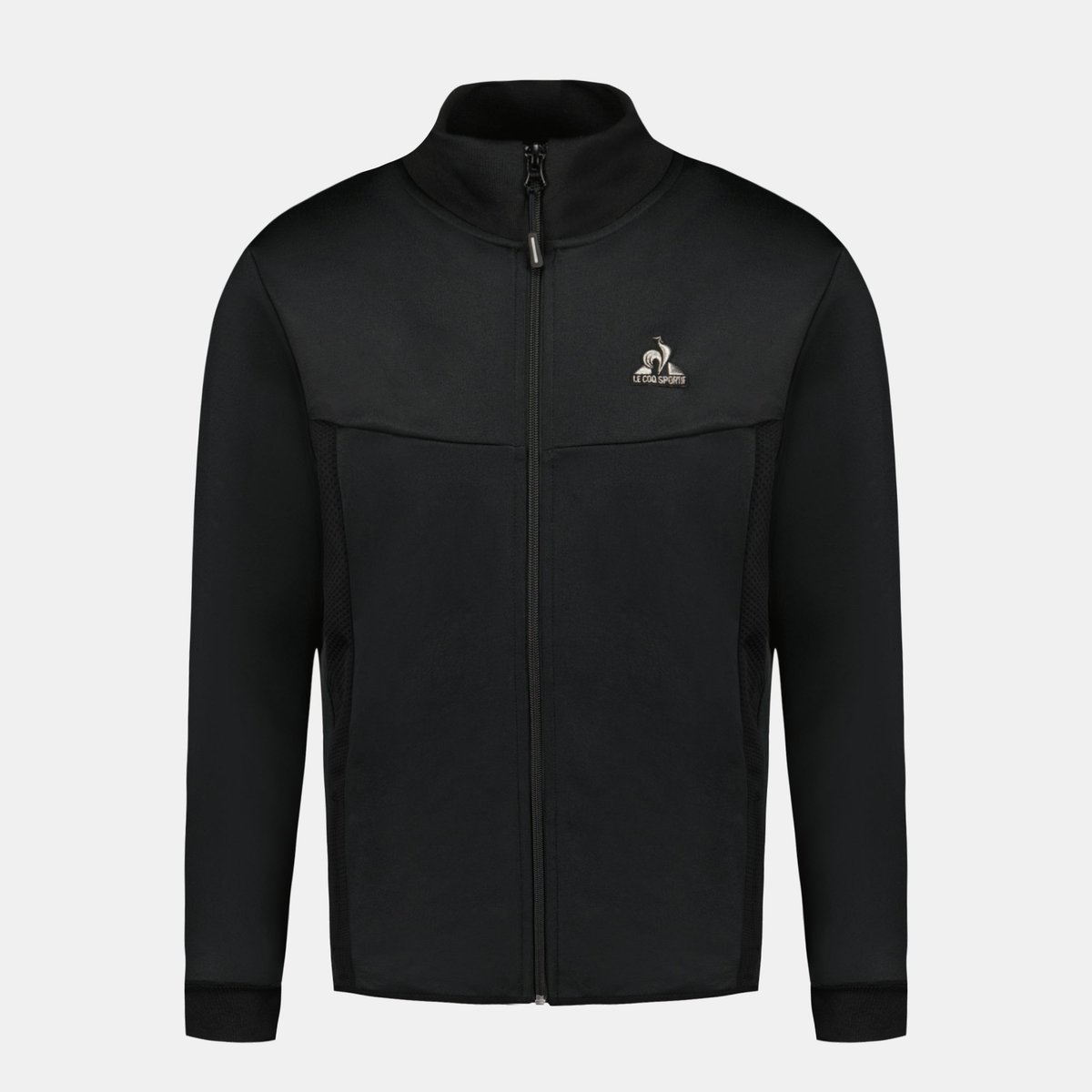 Sweat zippé Coq d'Argent noir, LE COQ SPORTIF