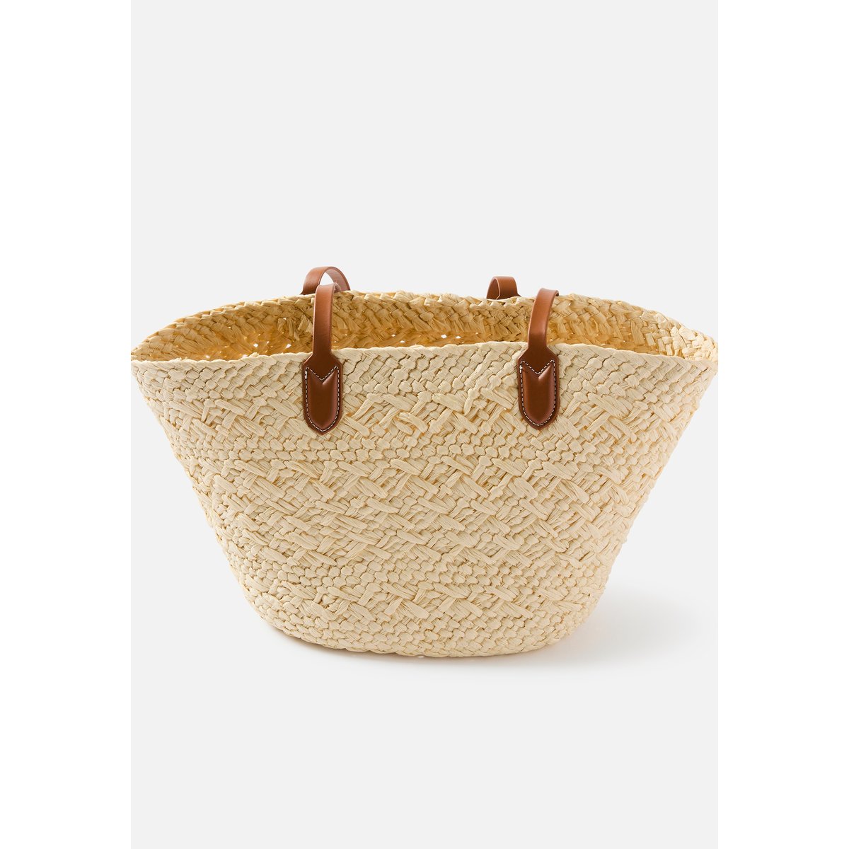 Panier tressé blanc cassé, DAMART