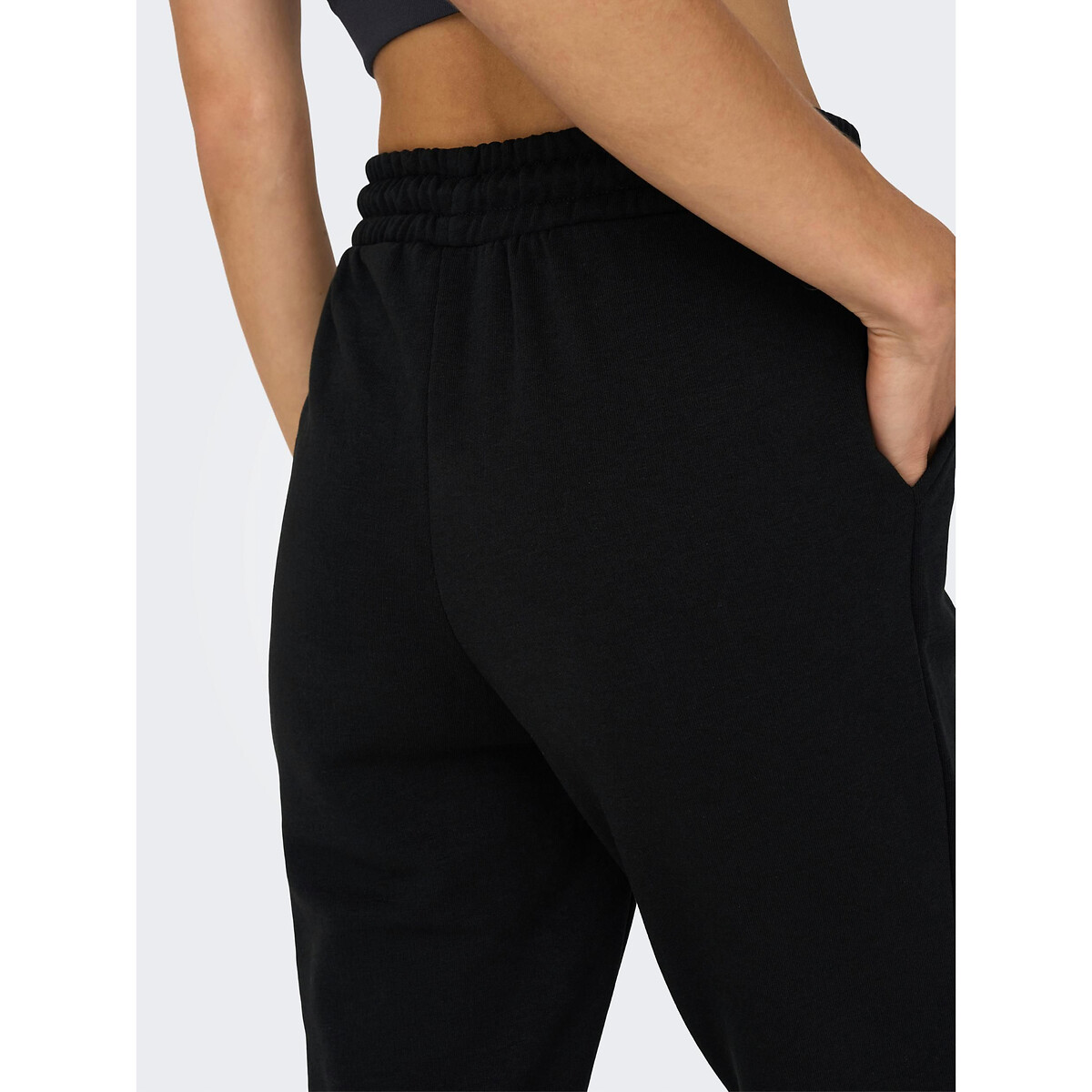 Calças de desporto Melina slim Cuff pant preto , ONLY PLAY