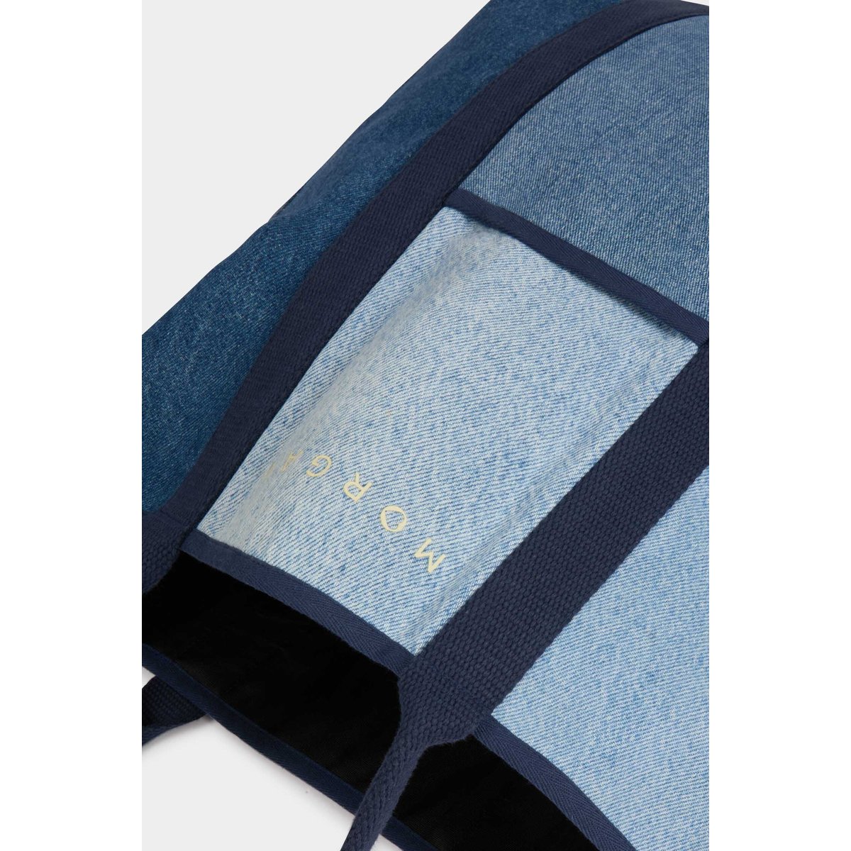 Sac cabas en jean denim stone, MORGAN