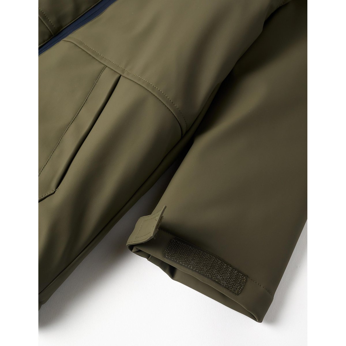 Parka avec capuche et doublure en sherpa vert foncé, ZIPPY
