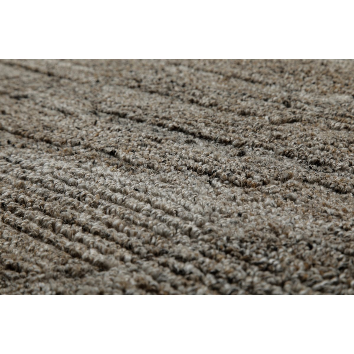 Tapis couloir uni texturé style naturel , Hamptons EIGHTEEN marron gris, WECON HOME