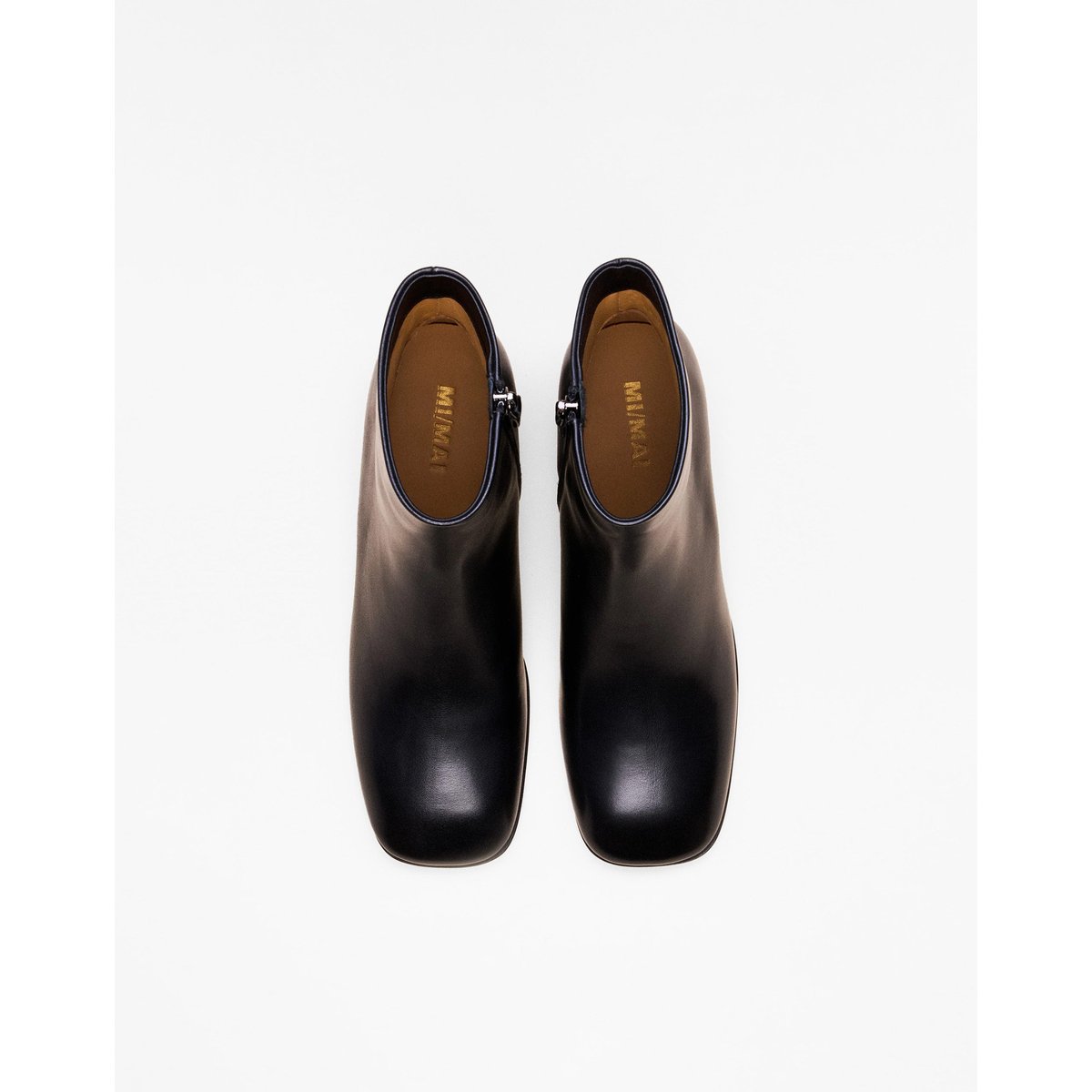 Bottines à bout carré TADAO noir, MI MAI