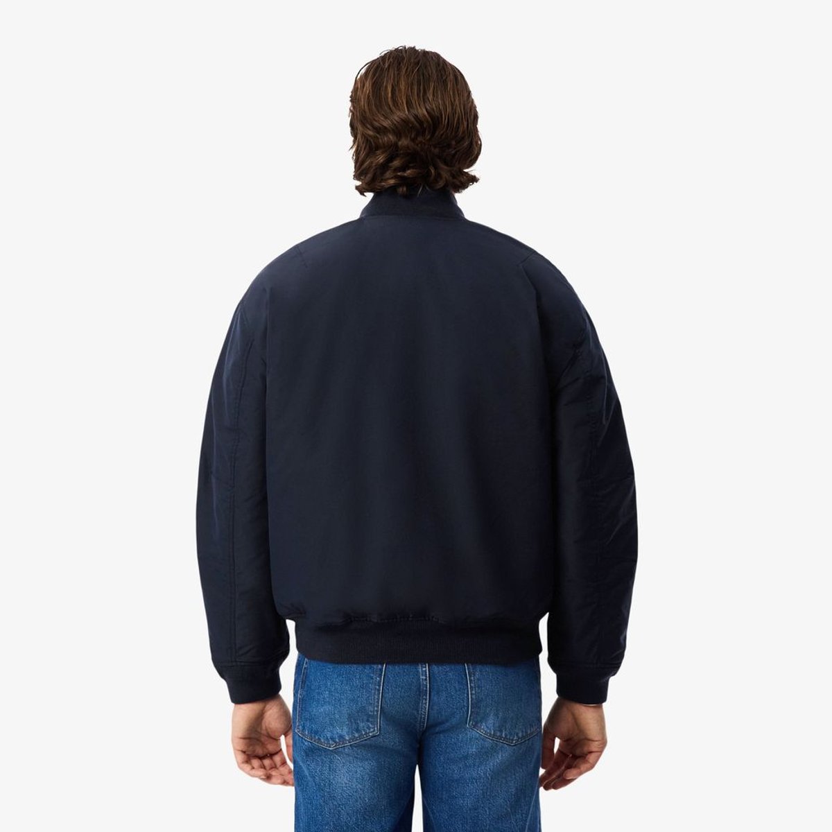 Bomber taffetas déperlant bleu-hde, LACOSTE