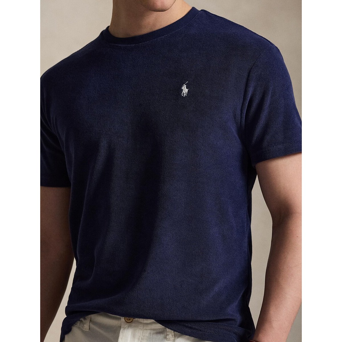 T-shirt Classic Fit à logo marine, POLO RALPH LAUREN