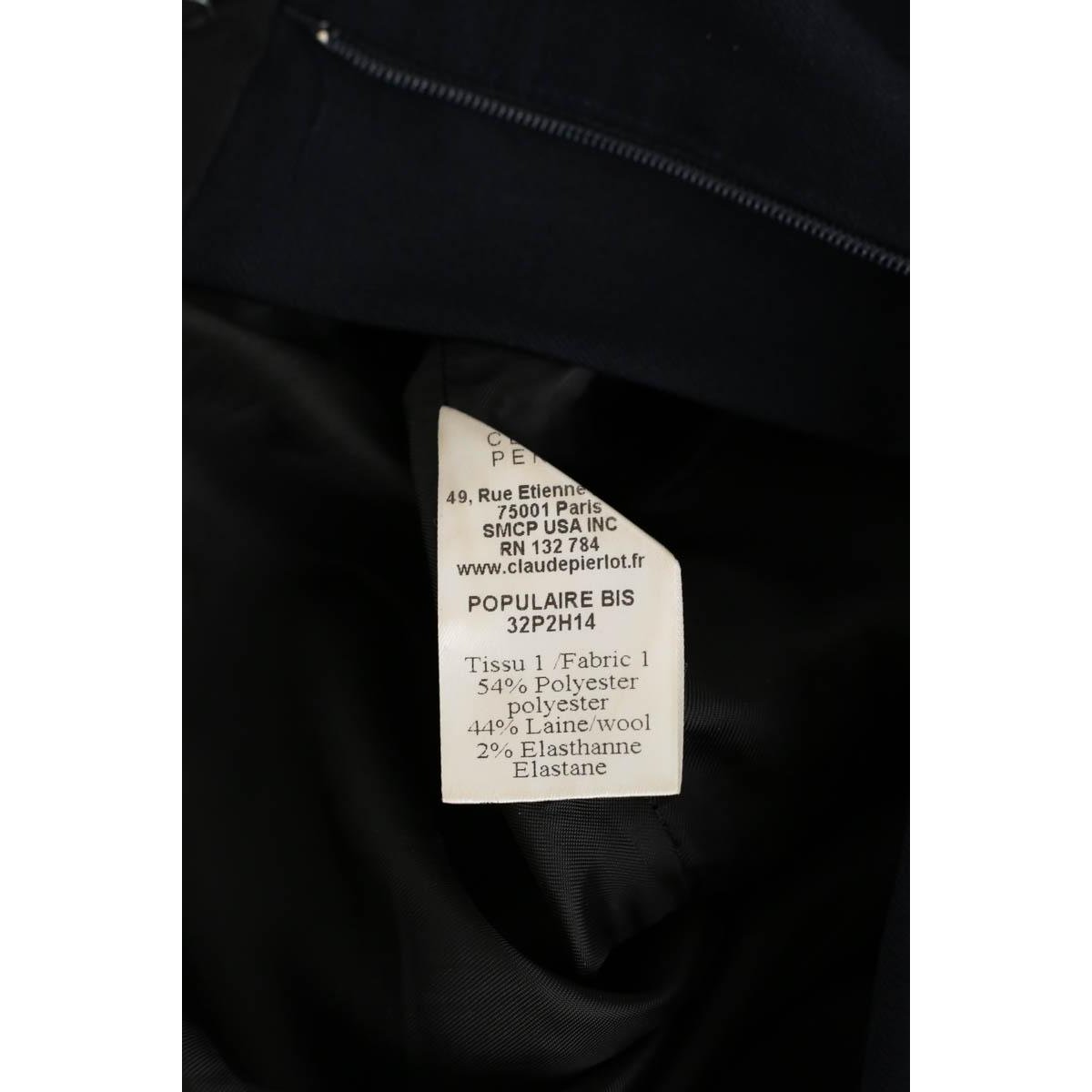 Pantalon droit - Très Bon État marine, CLAUDIE PIERLOT