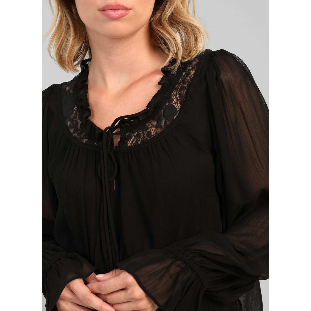 Blouse SIONA noir, AN'GE