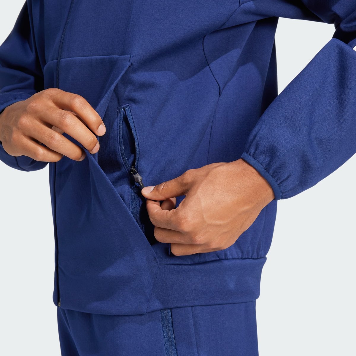 Veste De Survêtement Zippée À Capuche Z.n.e. Équipe De France Rugby Veste De Survêtement Zippée À Capuche Z.n.e. Équipe De France Rugby dark blue, adidas Performance