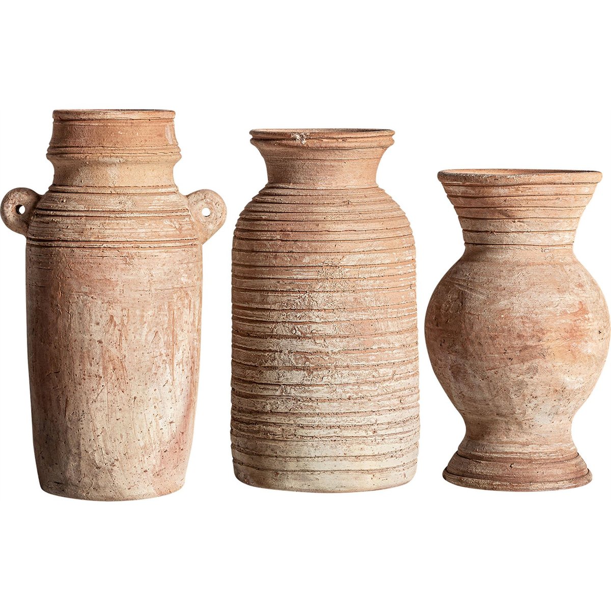 Vase en terre cuite style classique organique brun clair naturel terre cuite, RECOLLECTION