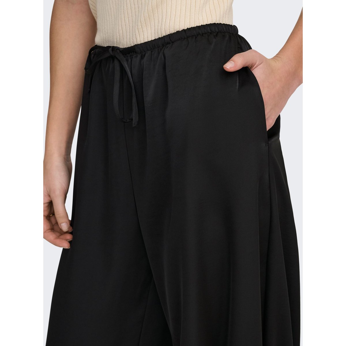 Pantalon À Jambe Large black 1, JDY