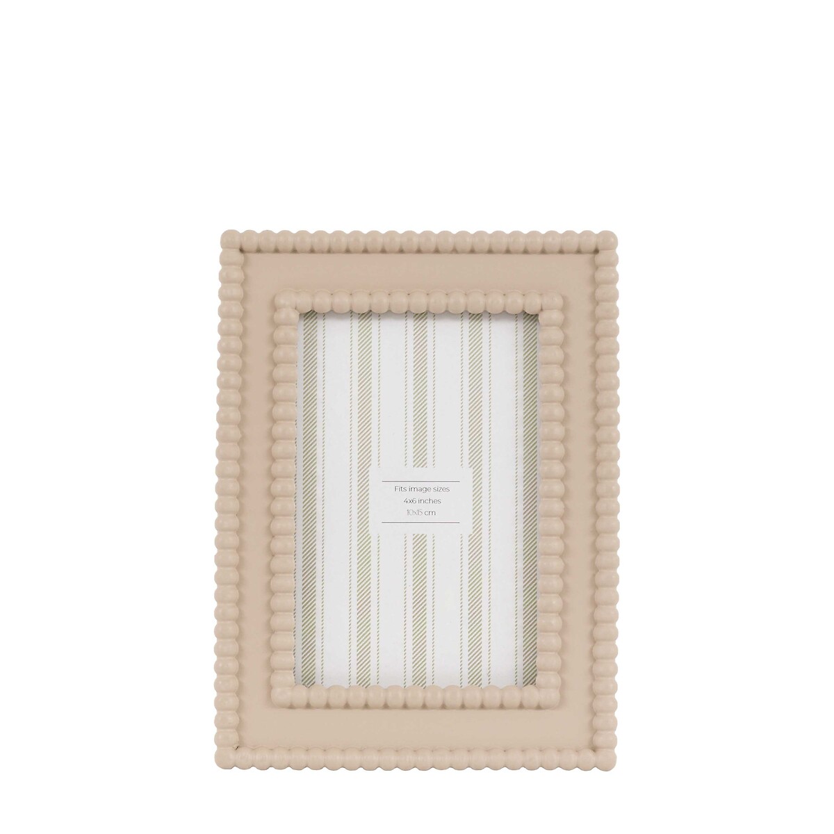 4x6" Calitri Beaded Photoframe in Mocha brown , ÉDITÉ