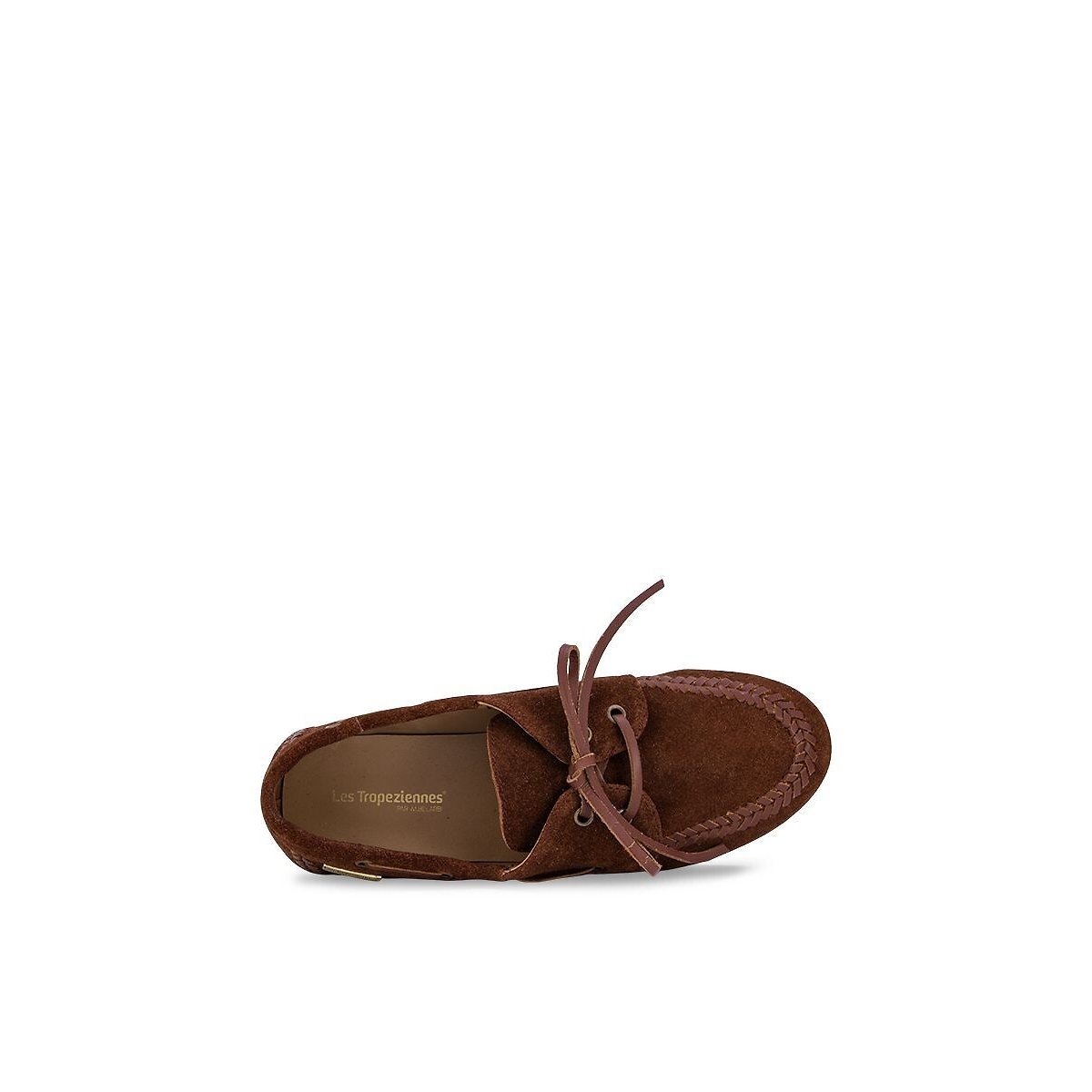 Mocassins bateau en cuir suède Sacatela cognac, LES TROPEZIENNES PAR M.BELARBI