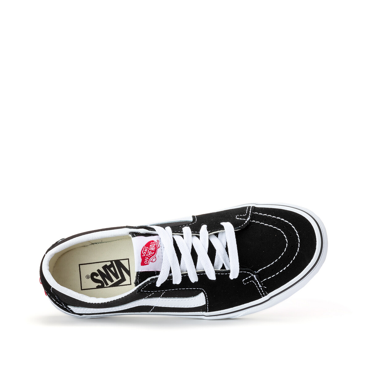 Baskets cuir SK8-Low noir, VANS