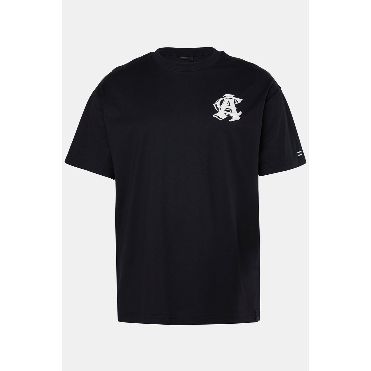 T-shirt oversize noir, STHUGE