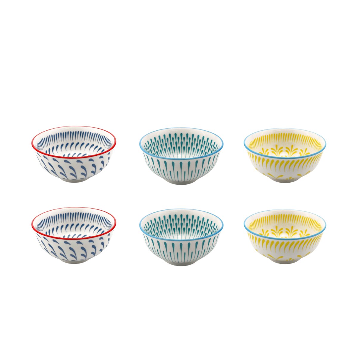 Lot de 6 petits bols, KYOTO beige, ARTIME