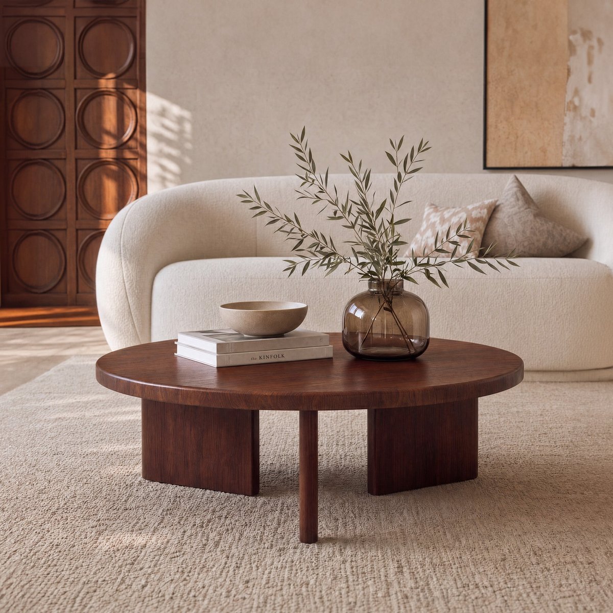Table basse Galia - GALIA marron foncé, MAISON PAVANE