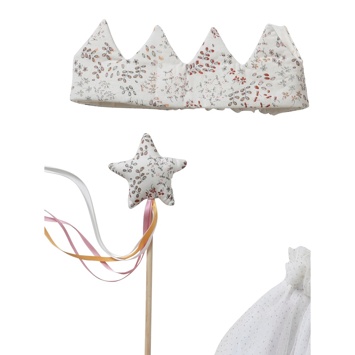Déguisement panoplie de princesse multicolore, VERTBAUDET