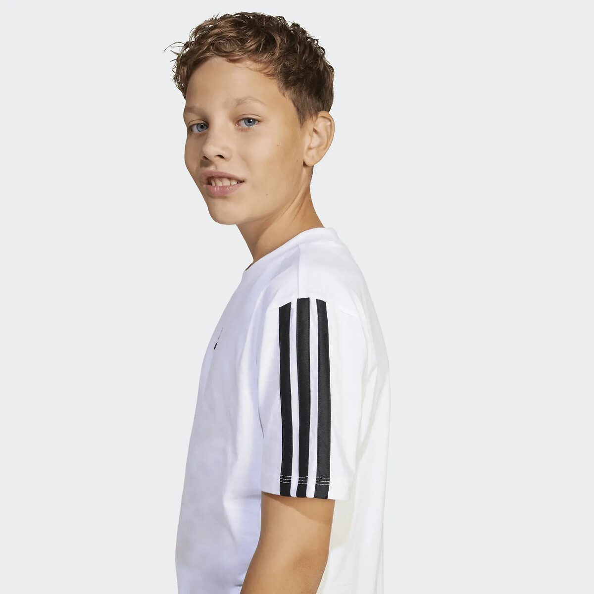 Essentials 3-stripes short sleeve t-shirt white, adidas Performance