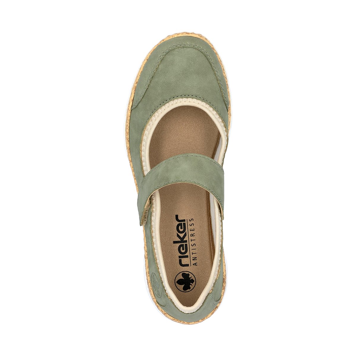 Ballerine à Scratch New York vert, RIEKER
