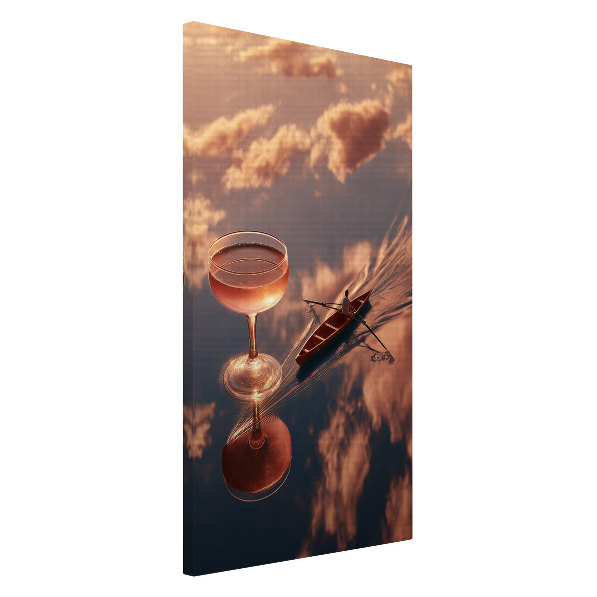 Tableau Sur Toile Nuages Poétiques ILLUSION tableaux sur toile-rose, CEANOTHE