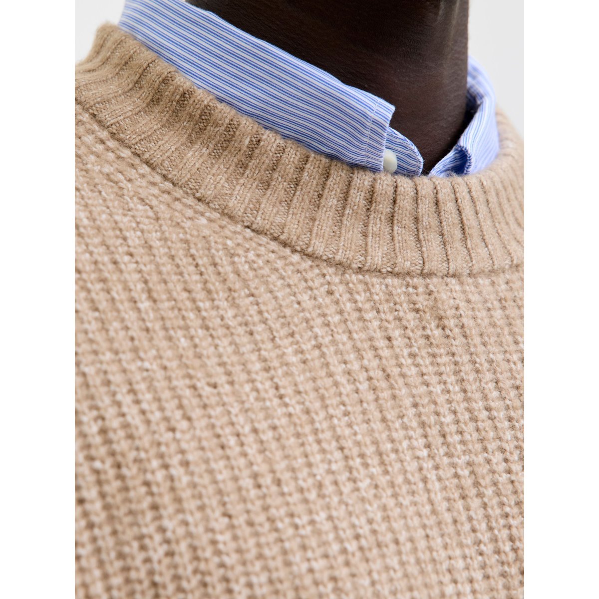 Pull En Maille mocha meringue, JACK & JONES