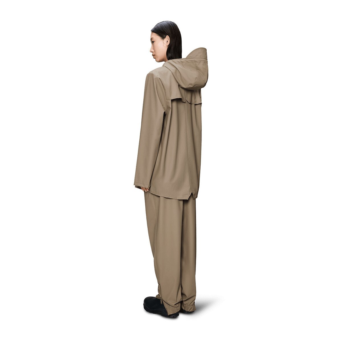 Giacca con cappuccio impermeabile unisex, JACKET beige, RAINS