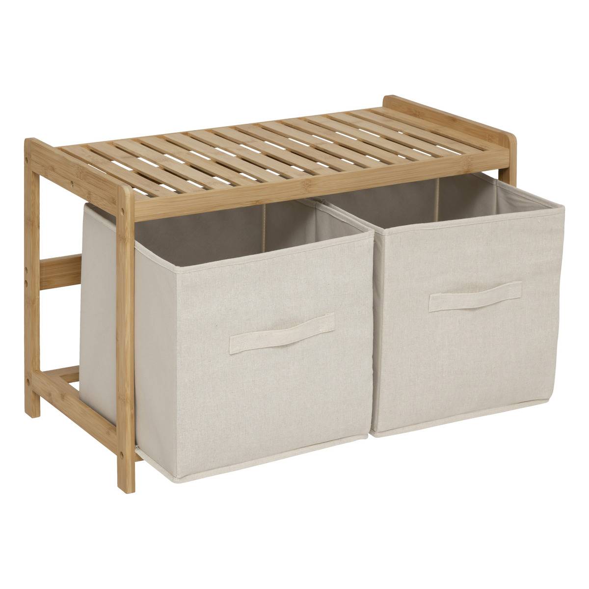 Banc de rangement TIDY BOX marron, 5FIVE SIMPLY SMART