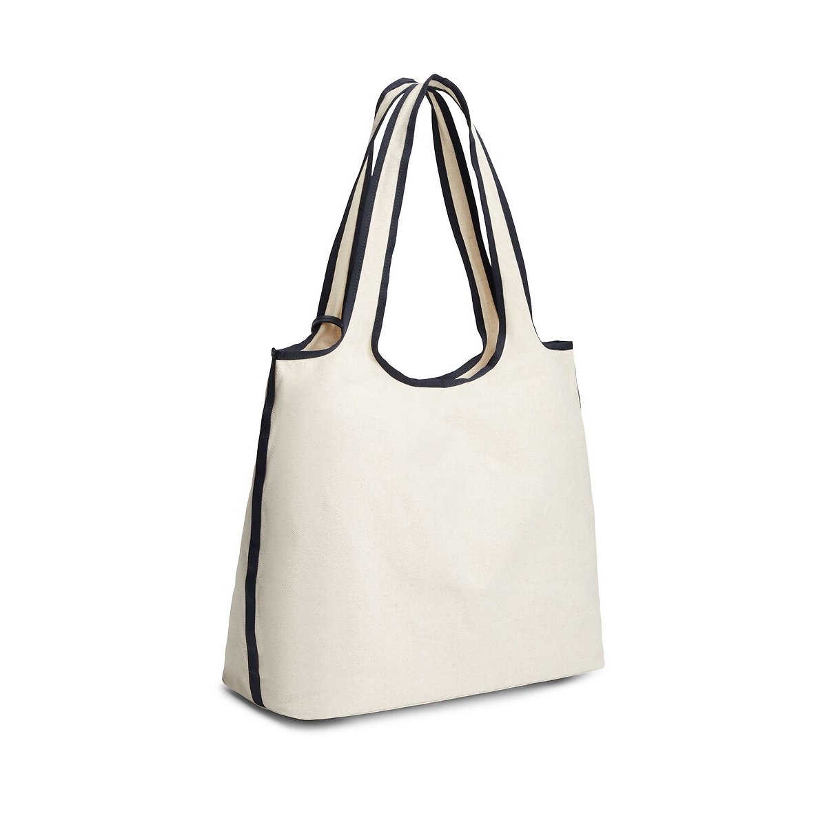 Sac tote bag, TH SUMMER CANVAS blanc, TOMMY HILFIGER