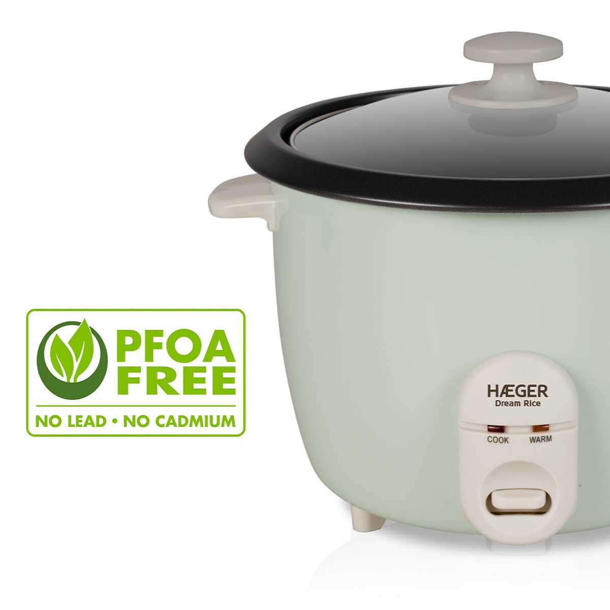 Arrozeira elétrica Dream Rice, HAEGER light blue, HAEGER