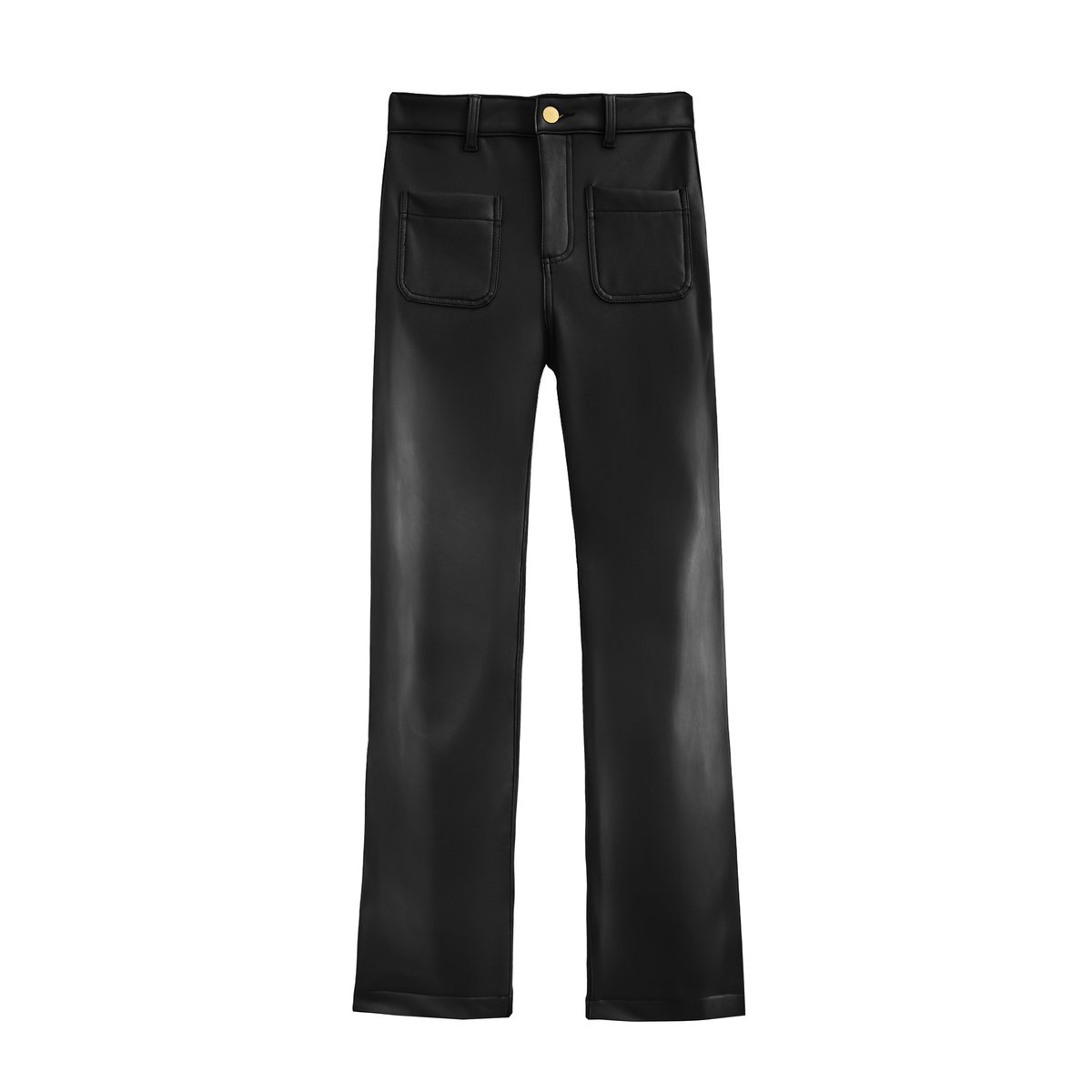 Pantalon flare uni SONNYTA 00-noir, LA PETITE ETOILE