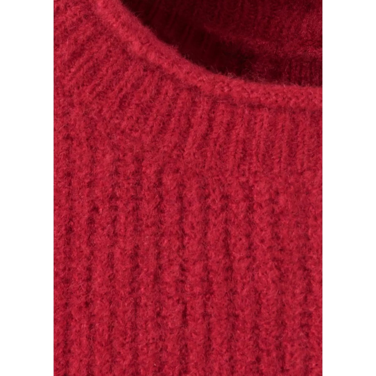 Gilet maille côtelée rouge, MANGO BABY