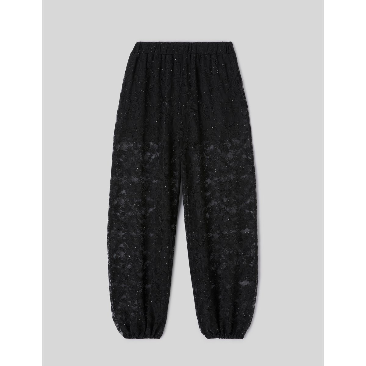 Pantalon bouffant en dentelle noir, BZB