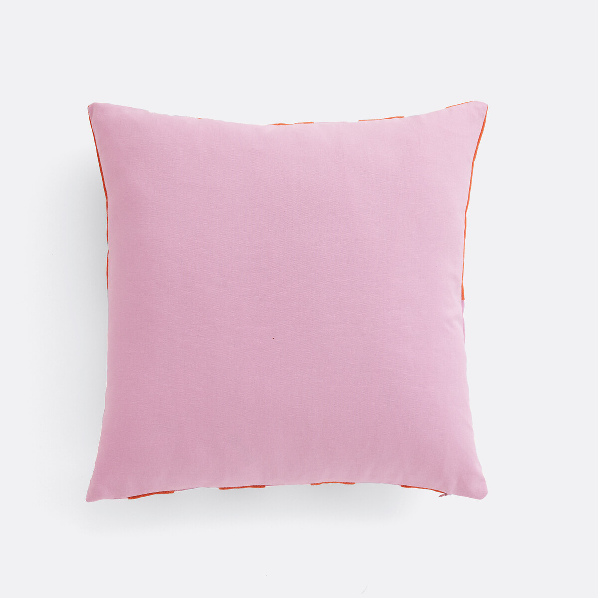 Housse de coussin en velours, TABAKA orange/rose, LA REDOUTE INTERIEURS