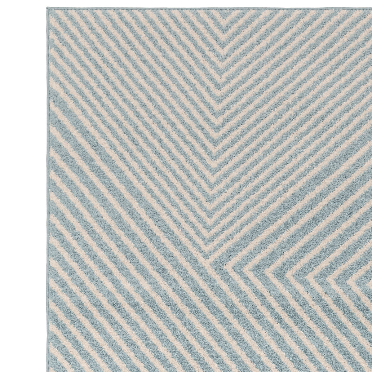 Criss-Cross Patterned Rug blue, SO'HOME