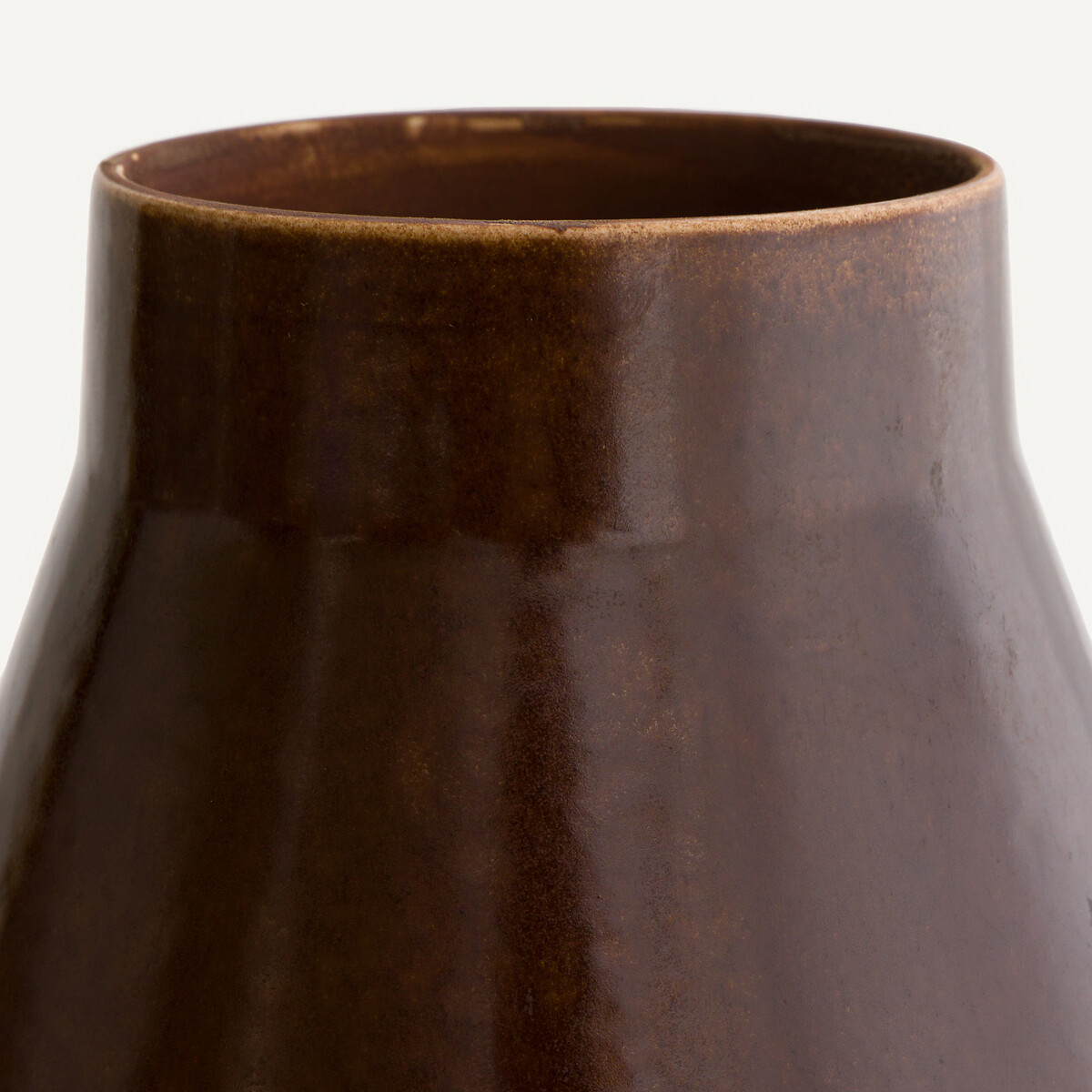 Vase en céramique émaillée, SYENA chocolat, AM.PM