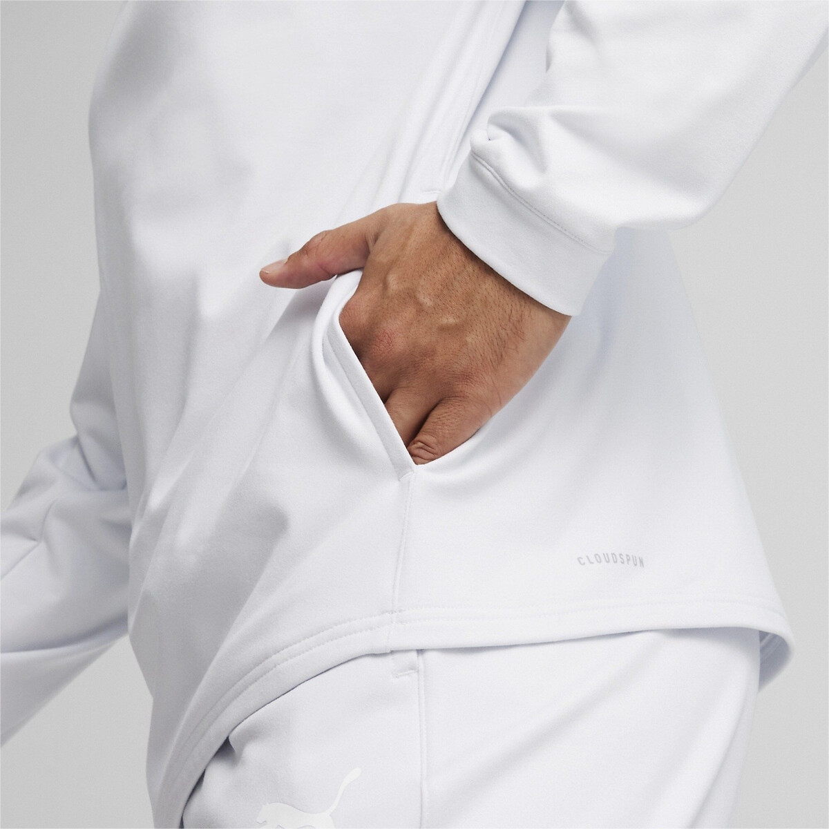 Kapuzensweatshirt silberfarben, PUMA
