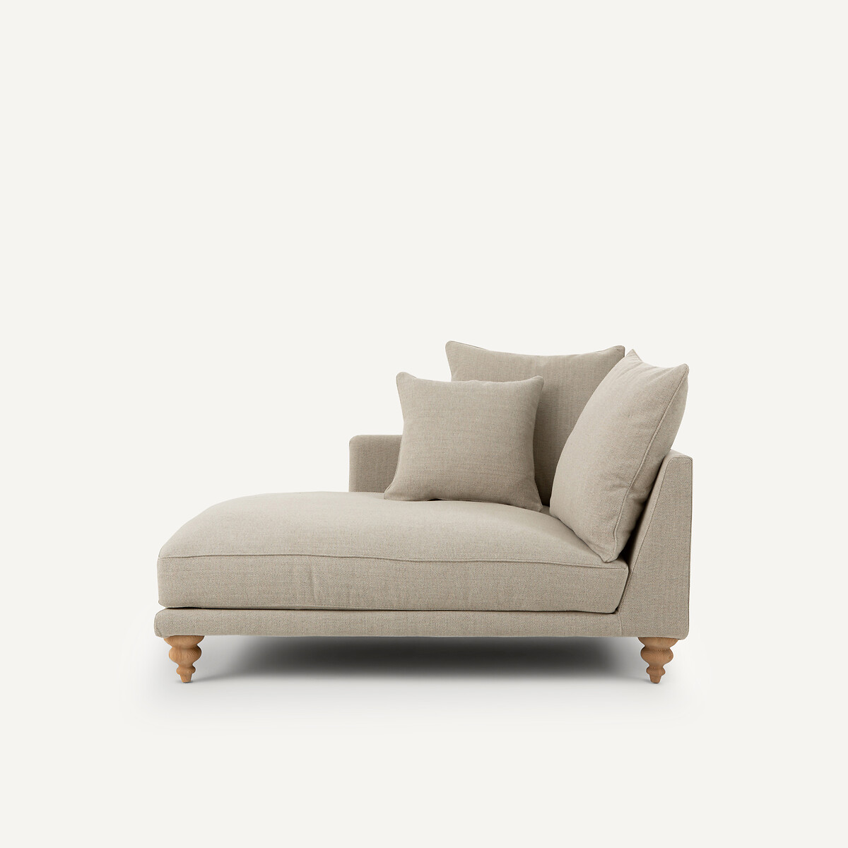 Méridienne tweedée, Lazare naturel/gris clair, AM.PM