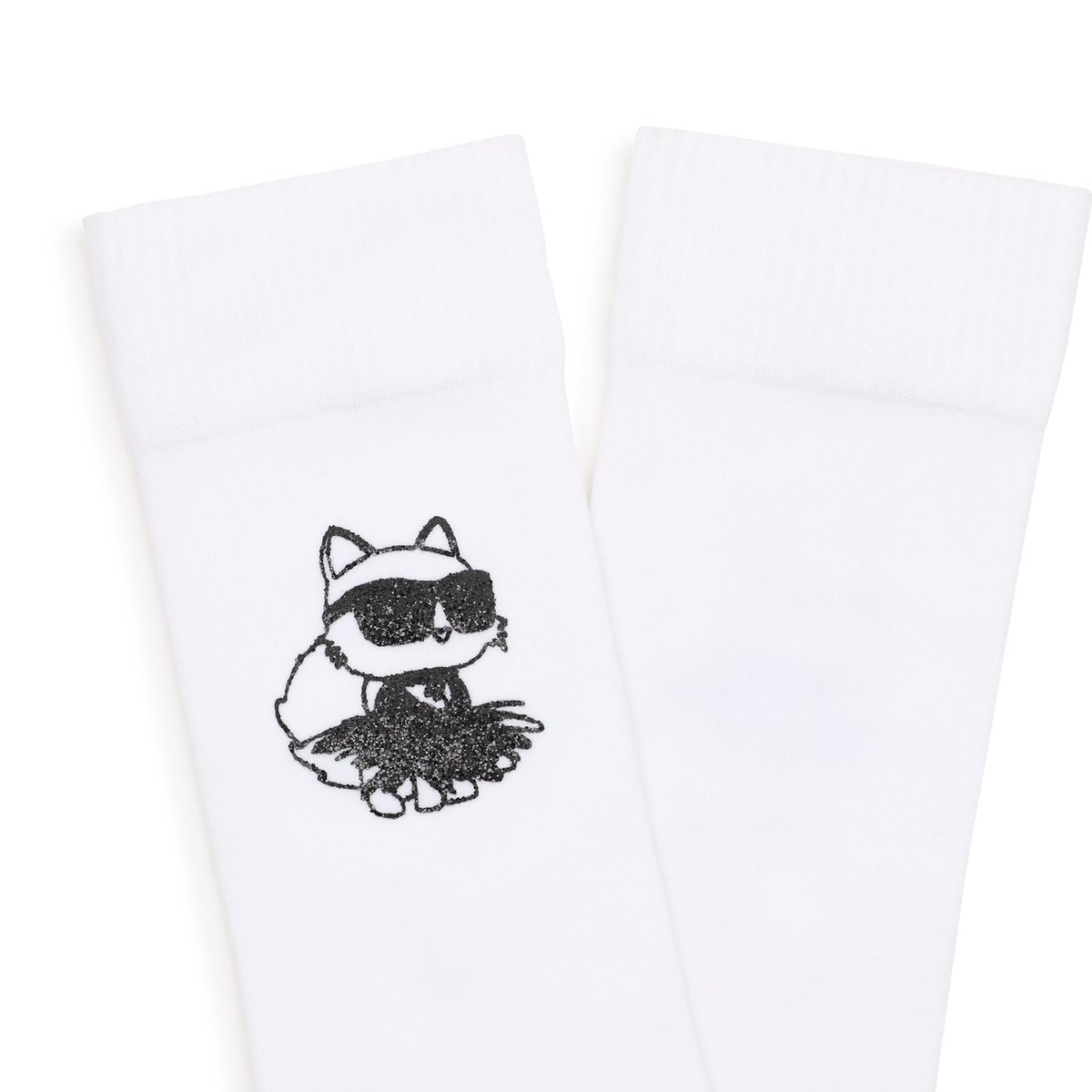 Chaussettes mi-haute blanc, KARL LAGERFELD KIDS