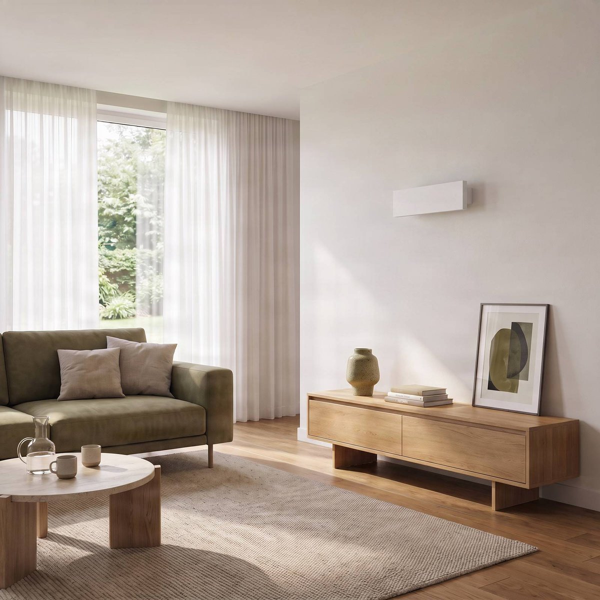 Applique en métal moderneLED, Ignazia blanc, LINDBY