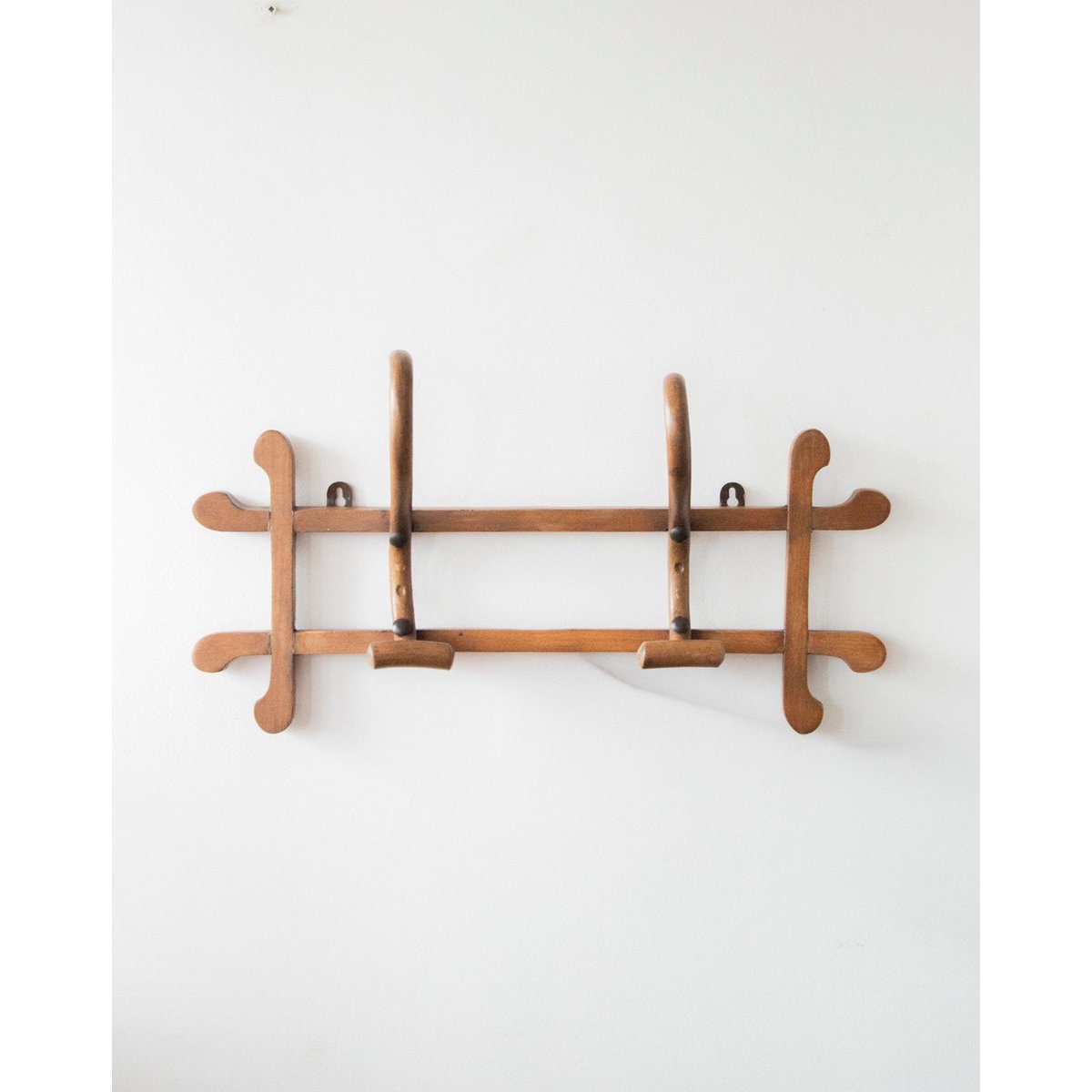 Porte-manteau style Thonet Max N°244 - Bon état bois clair, DEBONGOUT