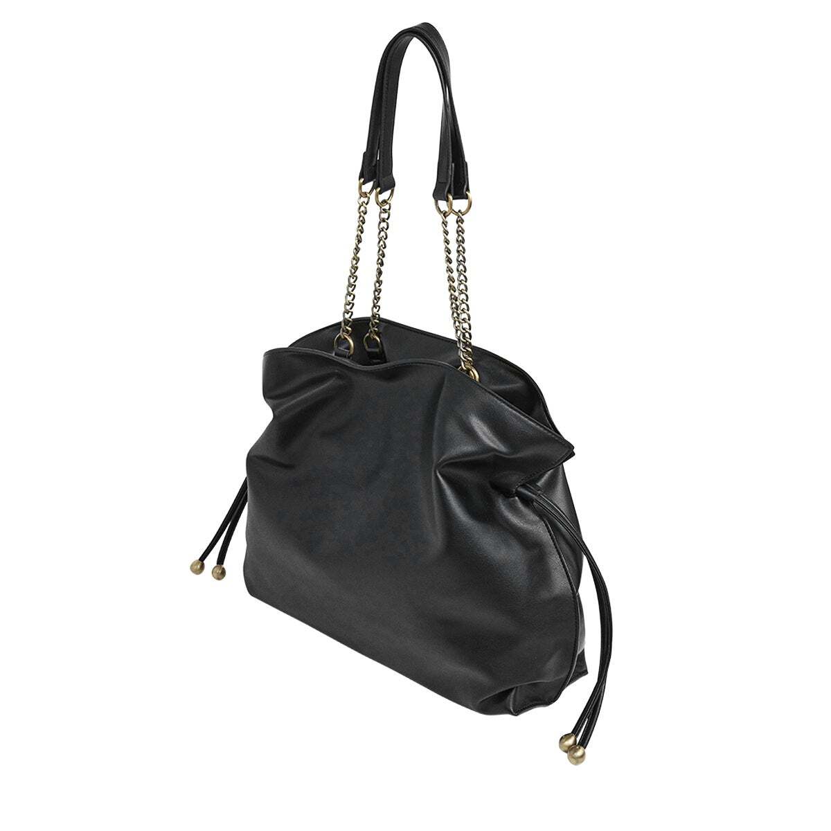 Sac Hobo Effet Cuir noir, PEPE JEANS