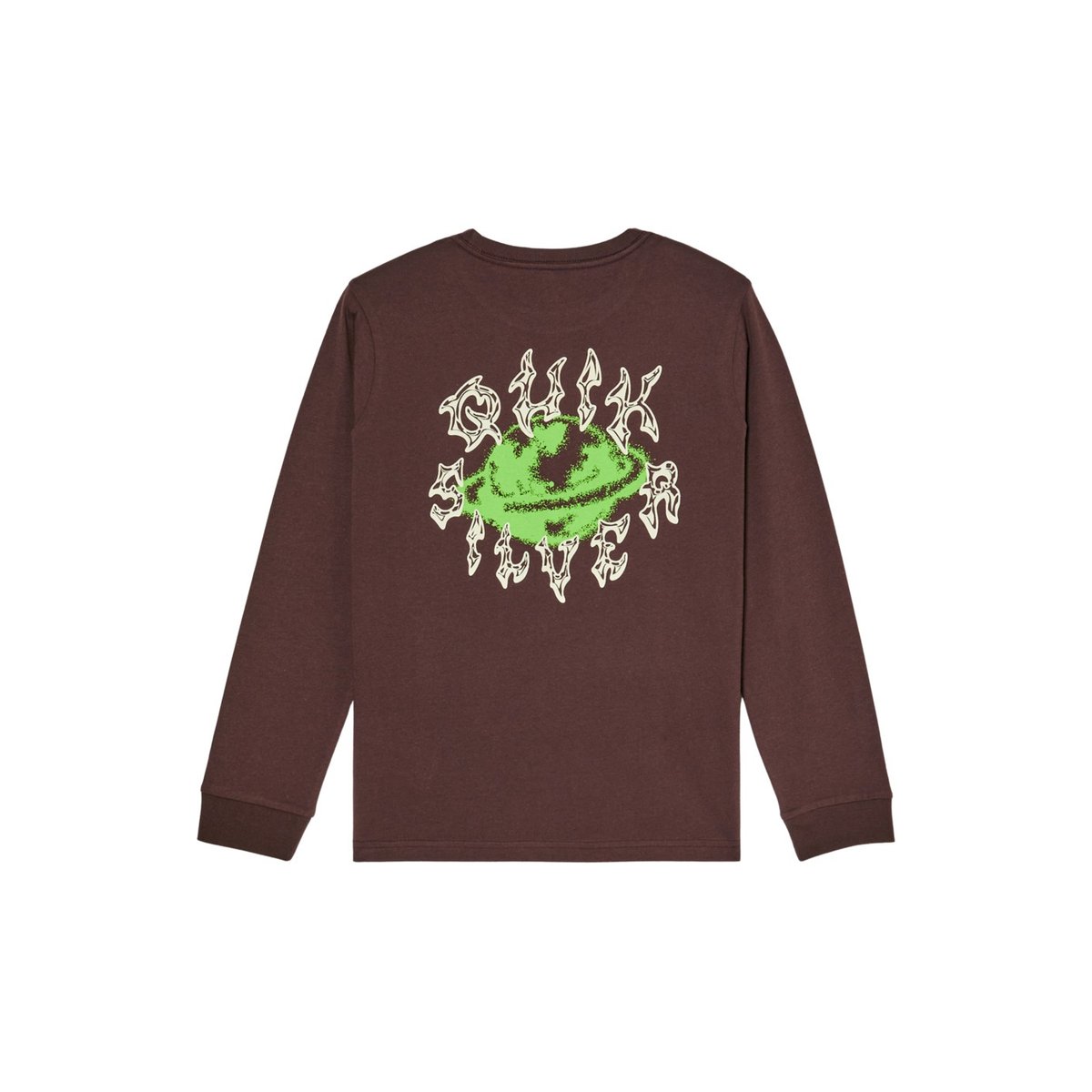 T-shirt manches longues QS EARTH marron java, QUIKSILVER