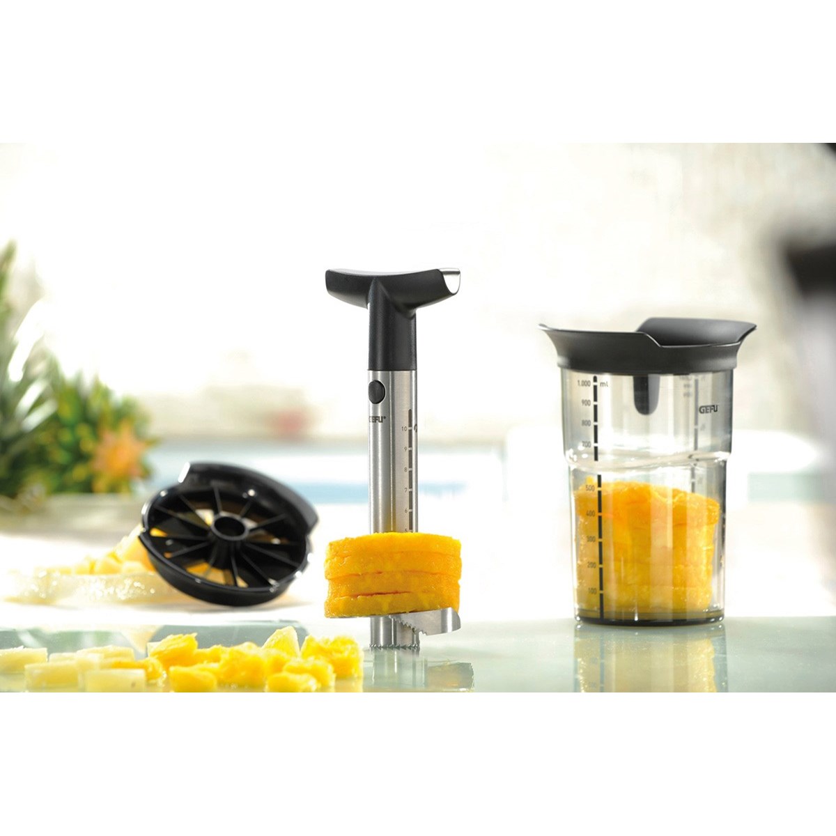 Coupe-ananas PROFESSIONAL PLUS argent, GEFU