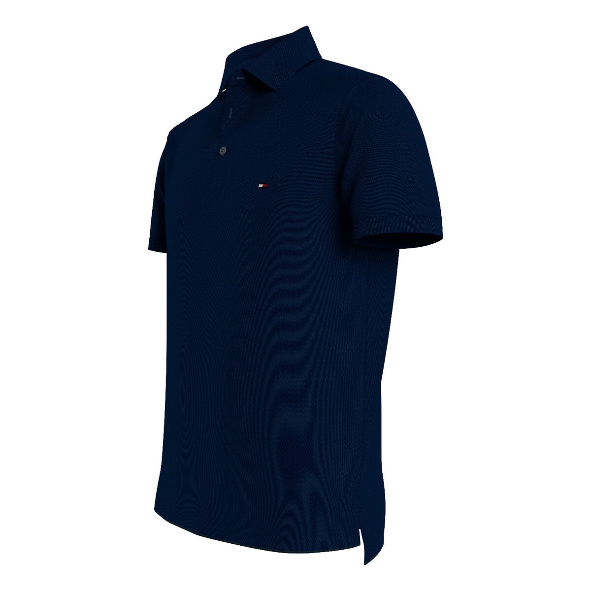 Aansluitende polo 1985 in piqué marineblauw, TOMMY HILFIGER
