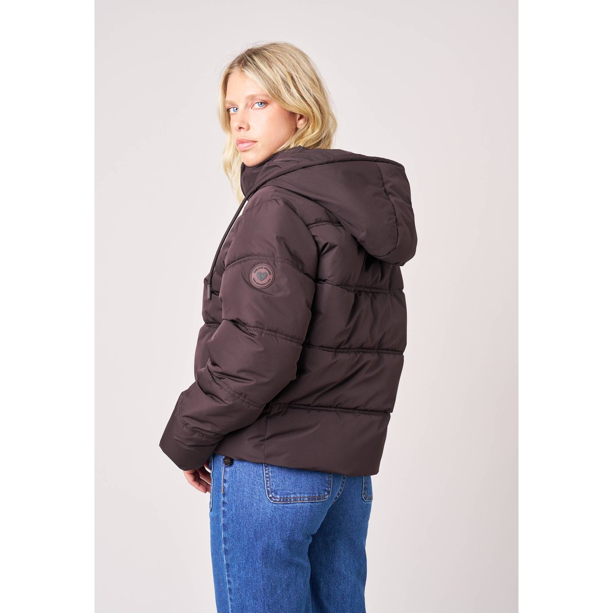 Doudoune courte femme OLLY brown, DEELUXE