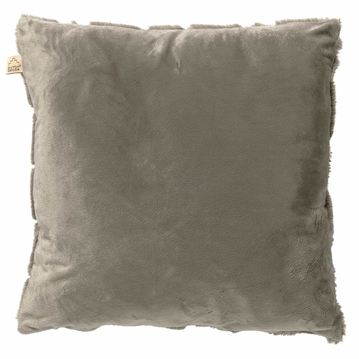 Housse de coussin Quinn taupe, DUTCH DECOR