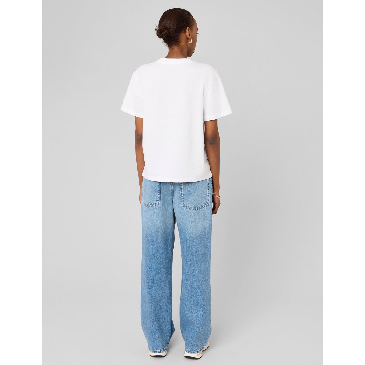 Jean baggy bleu moyen, BZB